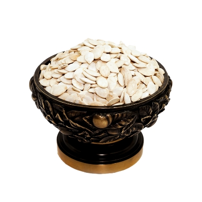 تصویر  تخمه کدو مرمری سفید